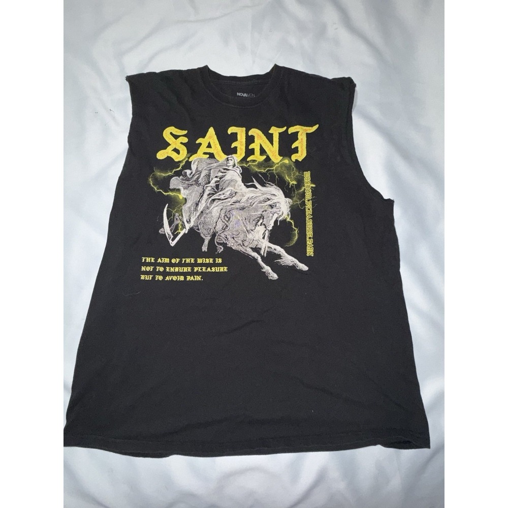 Fashion Nova Tank ,‎ Saint Horsemen , Black , 2xl , Streetwear , Hip Hop